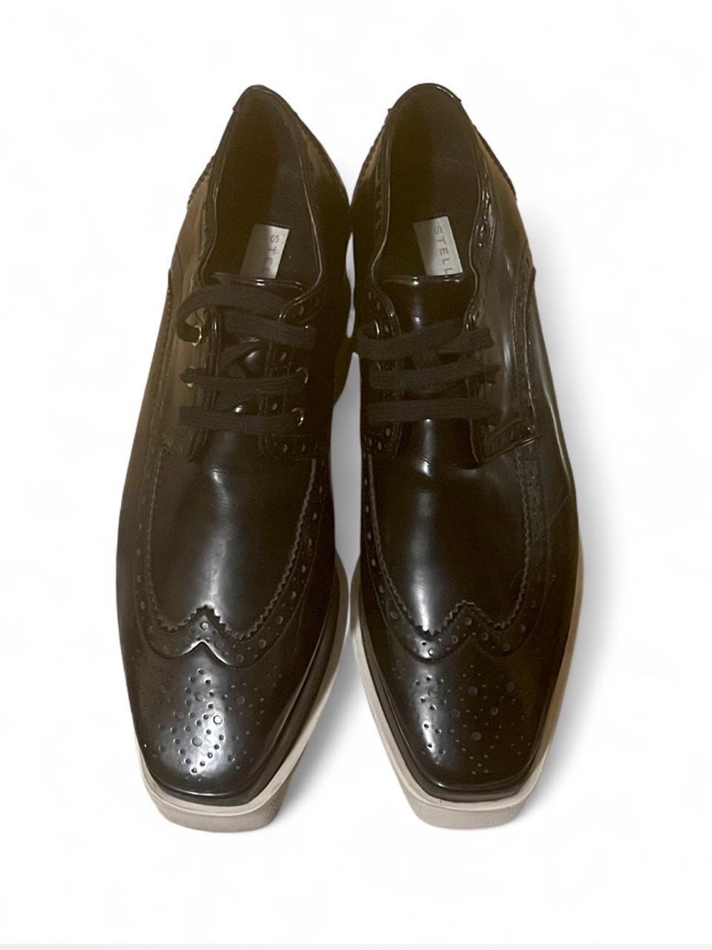 Stella McCartney Elyse Platform Oxfords Black - Size 35 (US 5 / 5.5)